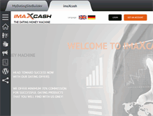Tablet Screenshot of imaxcash.com